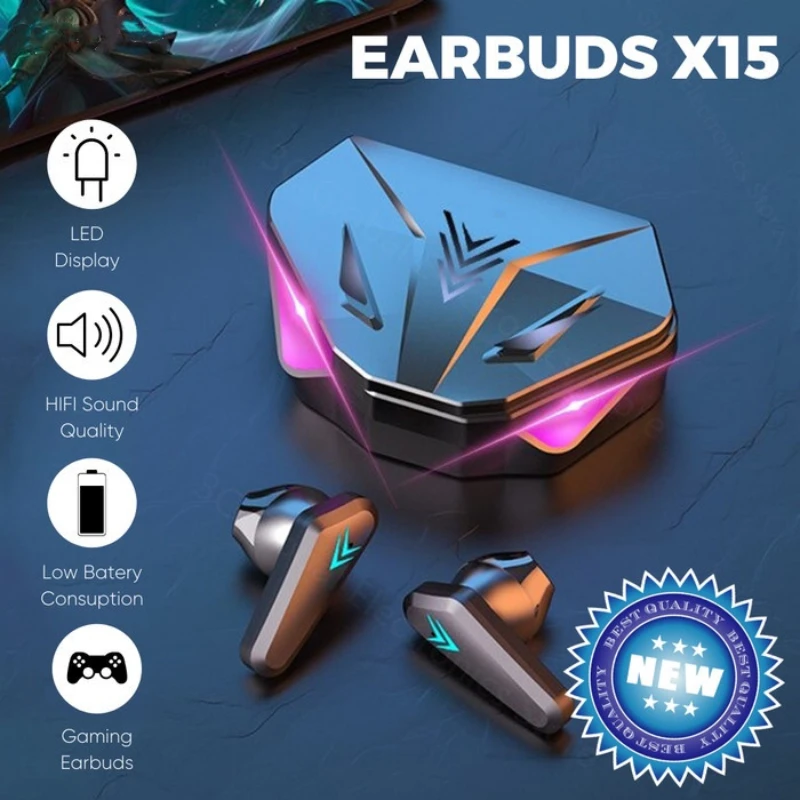 1PCS X15 TWS X15 Pro 무선 이어폰 5. - Esports Gaming Phone 리뷰 및 가격