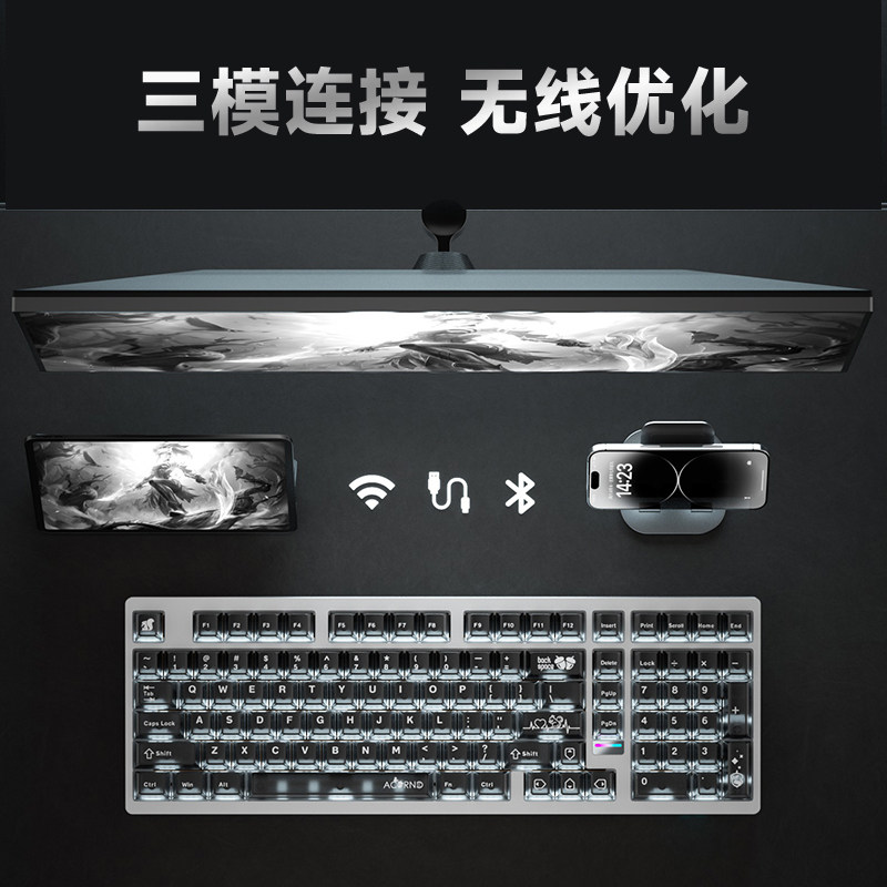 Weika Max102 알루미늄 케이스 무선 기계식 키 - Esports Pc Gaming 리뷰 및 가격