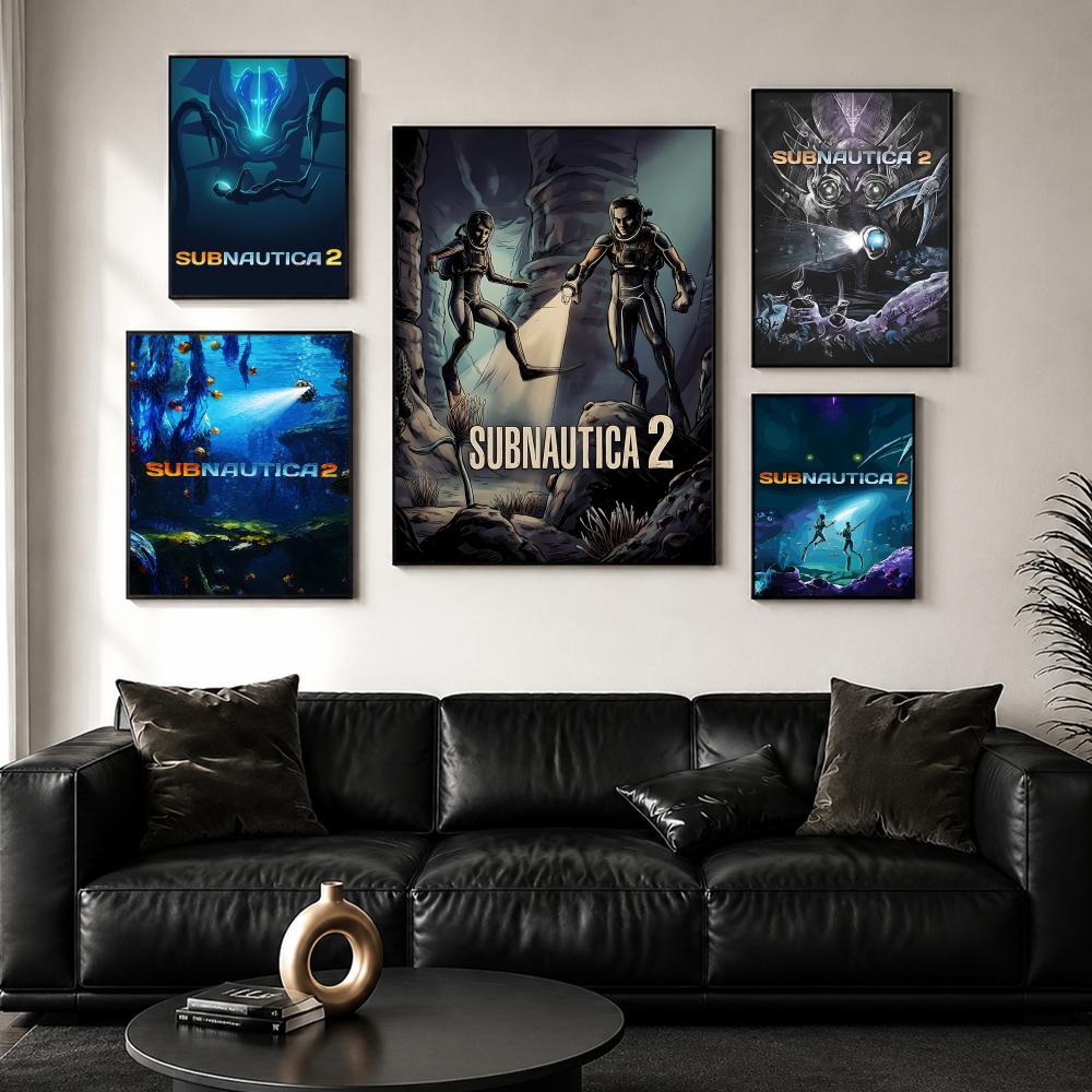S-SubnauticaS 2 포스터 HD 벽 장식 게임 - Esports And Gaming Lounge 리뷰 및 가격