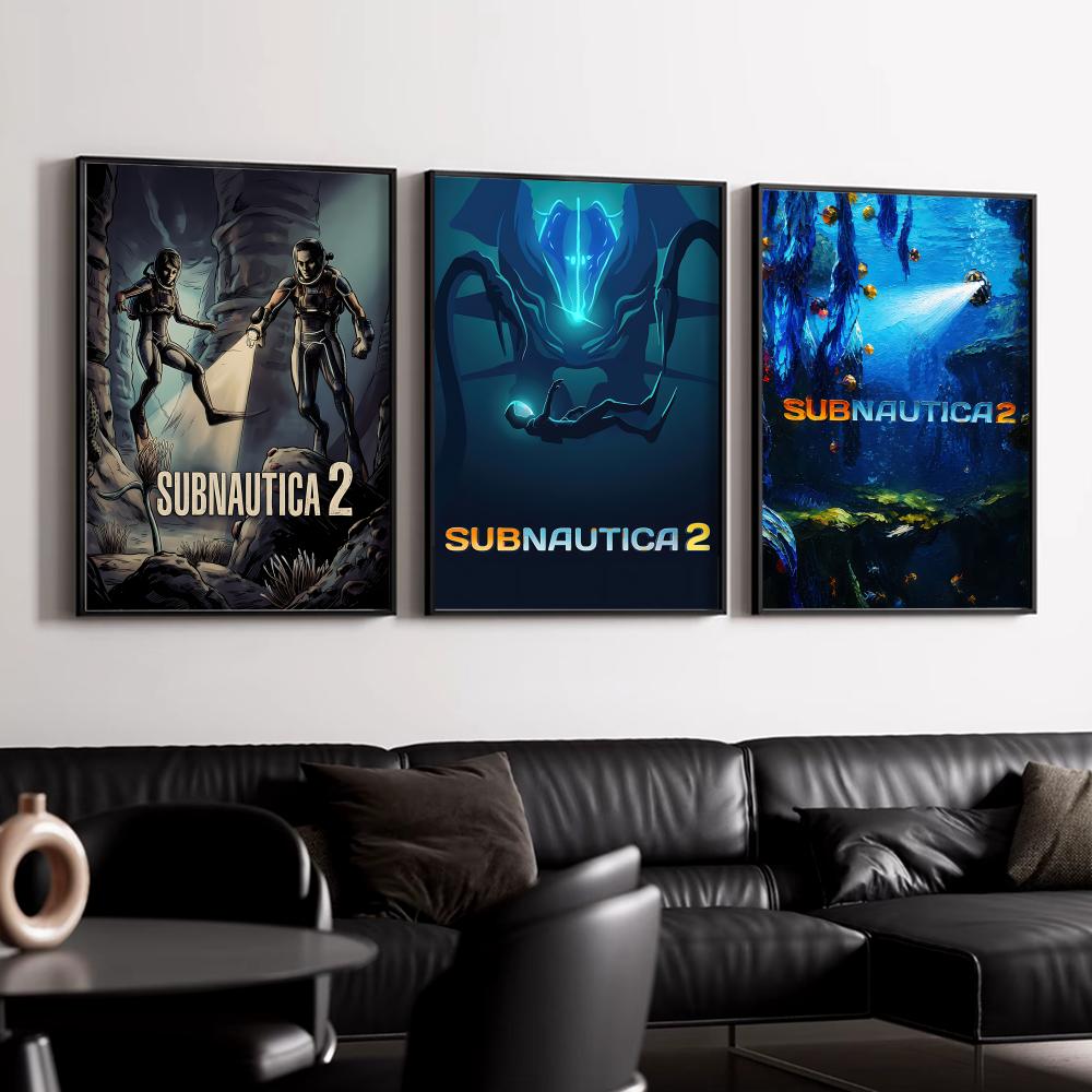 S-SubnauticaS 2 포스터 HD 벽 장식 게임 - Esports And Gaming Lounge 리뷰 및 가격