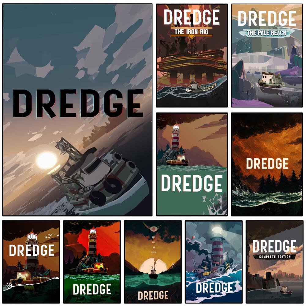 D-DredgeS 게임 포스터 벽 포스터 자체 접착식  - Esports And Gaming Lounge 리뷰 및 가격