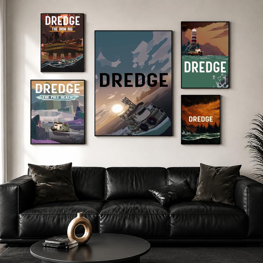 D-DredgeS 게임 포스터 벽 포스터 자체 접착식  - Esports And Gaming Lounge 리뷰 및 가격