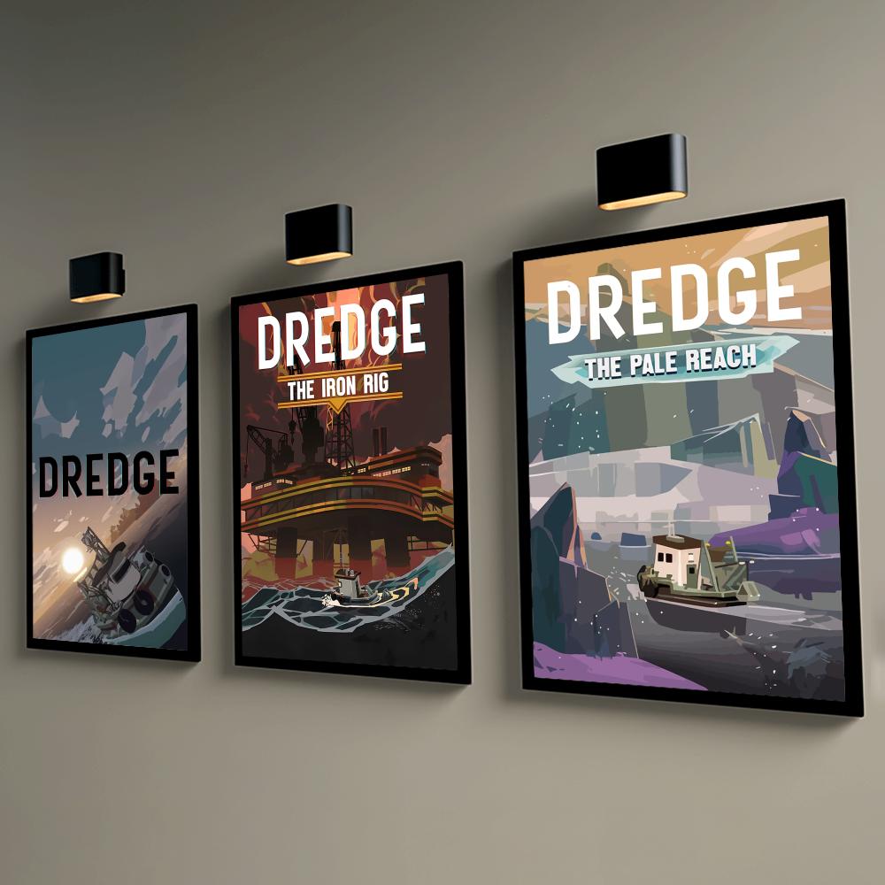 D-DredgeS 게임 포스터 벽 포스터 자체 접착식  - Esports And Gaming Lounge 리뷰 및 가격