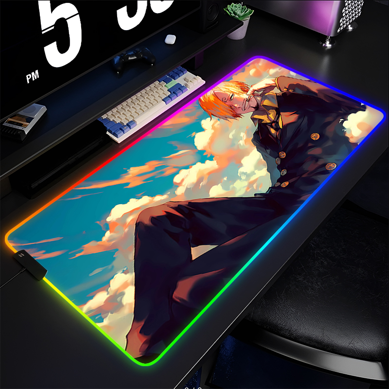 RGB 애니메이션 마우스 패드 원피스 산지 프로 E-스 - Esports Pc Gaming 리뷰 및 가격