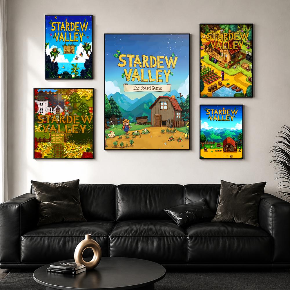 S-Stardew V-ValleyS 포스터 HD 벽 장 - Esports And Gaming Lounge 리뷰 및 가격