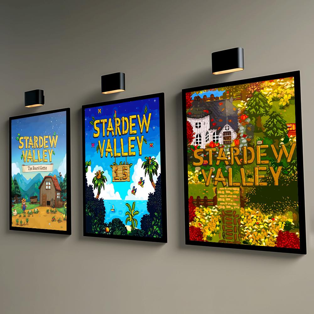 S-Stardew V-ValleyS 포스터 HD 벽 장 - Esports And Gaming Lounge 리뷰 및 가격